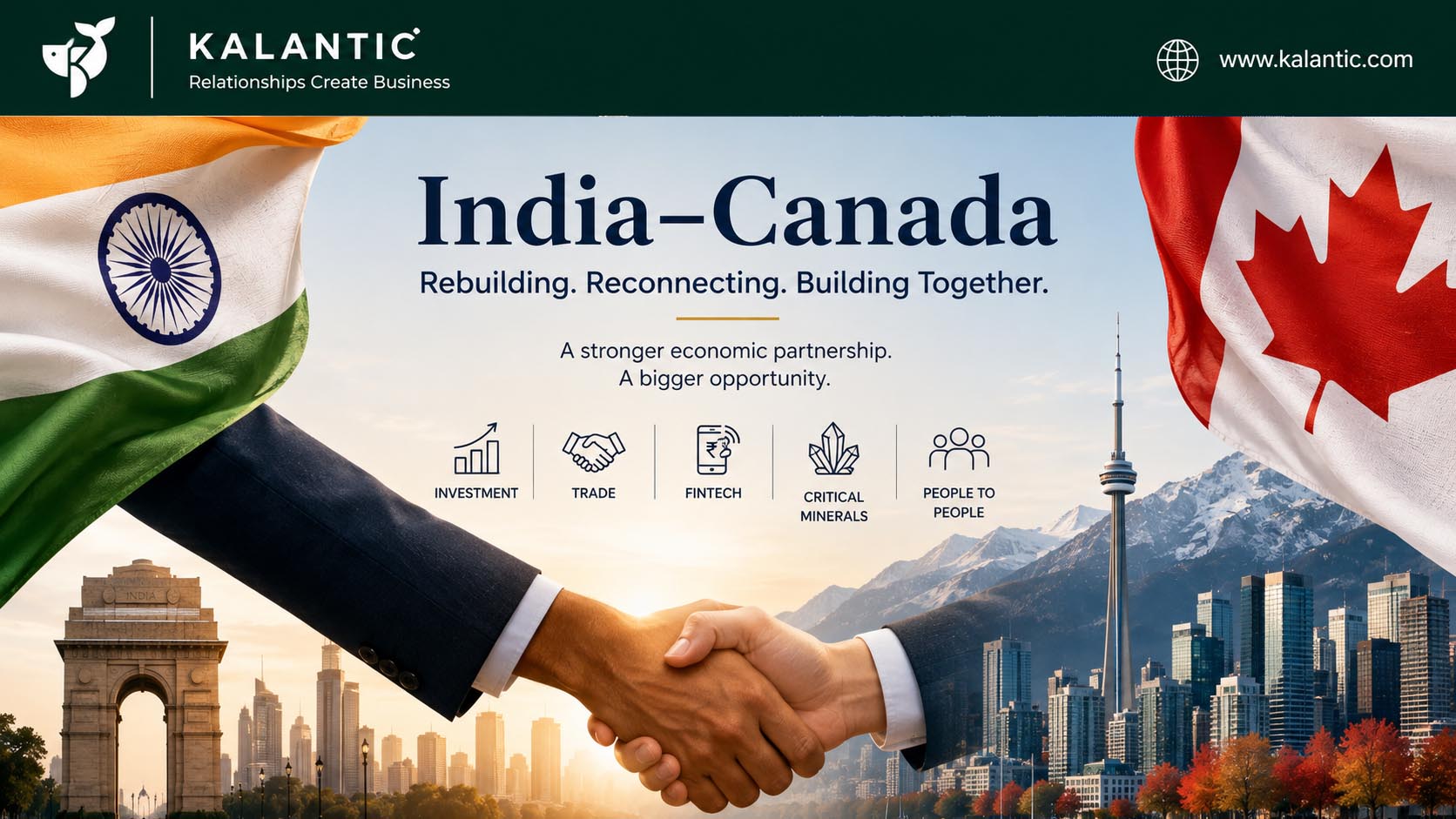 India and Canada connected through a renewed business and investment relationship